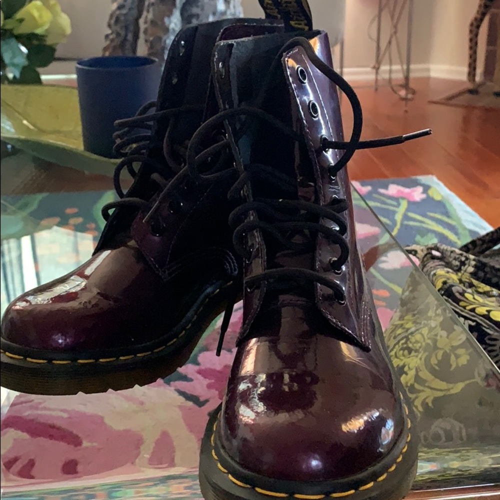 Doc Martens Pascal - deep burgundy/purple patent